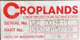 Croplands Sprayer 9